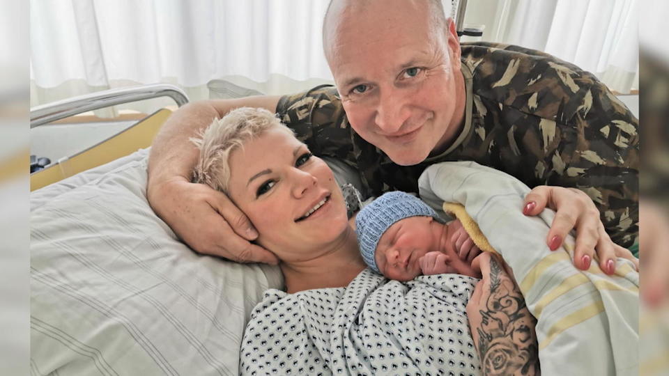 Melanie Müller hat einen Sohn bekommen Melanie Müllers Kind ist da