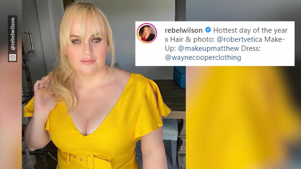 "Der heißeste Tag des Jahres" Rebel Wilson teilt heißes Foto von sich