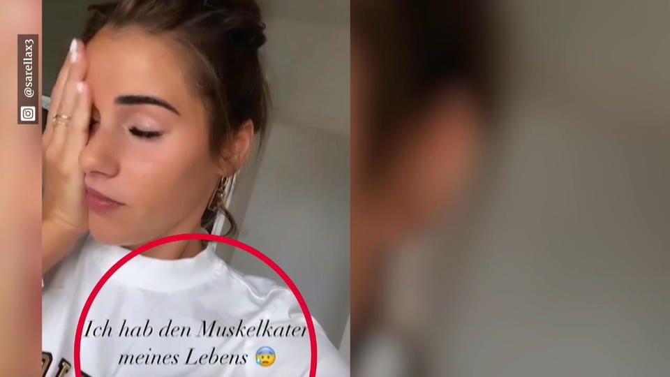 Felix nimmt sie hart ran Sarah Lombardi hat Muskelkater ihres Lebens