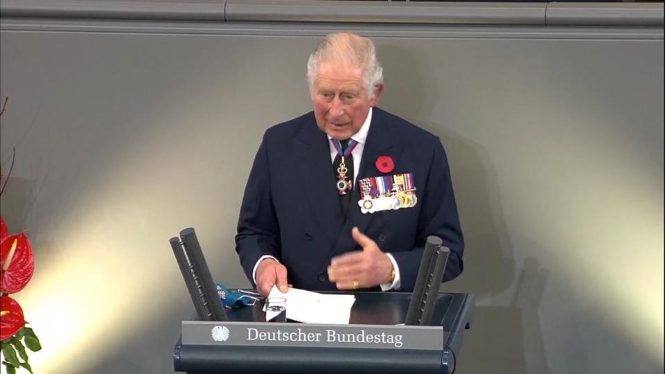 Royaler Besuch in Berlin Prinz Charles zum Volkstrauertag in Deutschland.