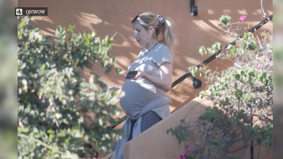 Mit riesen Kugel gesichtet: Emma Roberts erwartet jeden Augenblick ihr Baby!