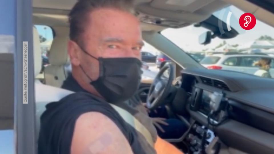 Schwarzenegger lässt sich gegen Corona impfen Markige Ansage nach seiner Impfung