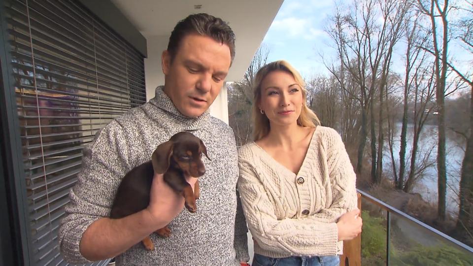 Anna-Carina Woitschack und Stefan Mross Das Schlagerpaar ist auf den Hund gekommen