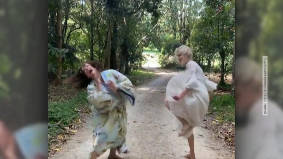 Für die Kamera Nicole Kidman haut Melissa McCarthy aus den Schlappen