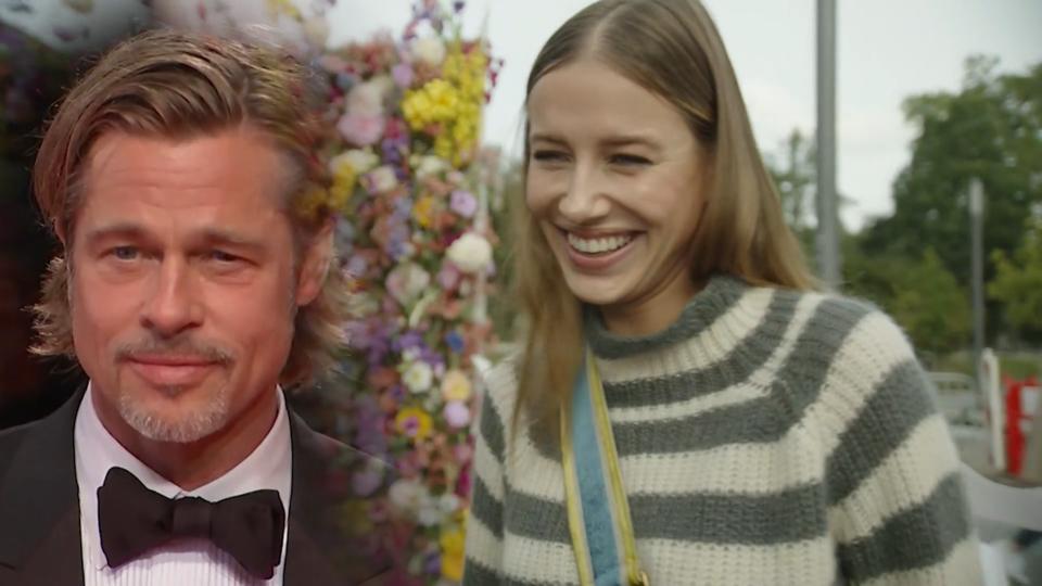 "Kann der gut küssen?" Turtelei mit Brad Pitt? So reagiert Nicole Poturalski drauf