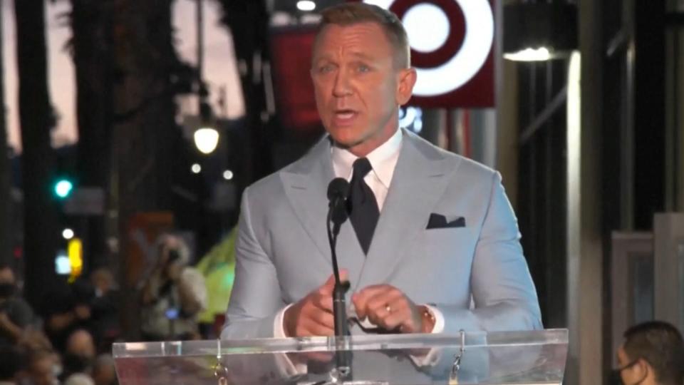 Stern auf dem Walk of Fame Große Enthüllung mit Daniel Craig
