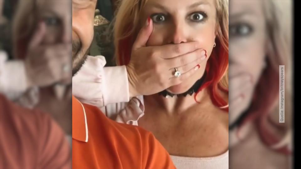 Witziger Fauxpas Britney Spears vergisst, dass sie verlobt ist