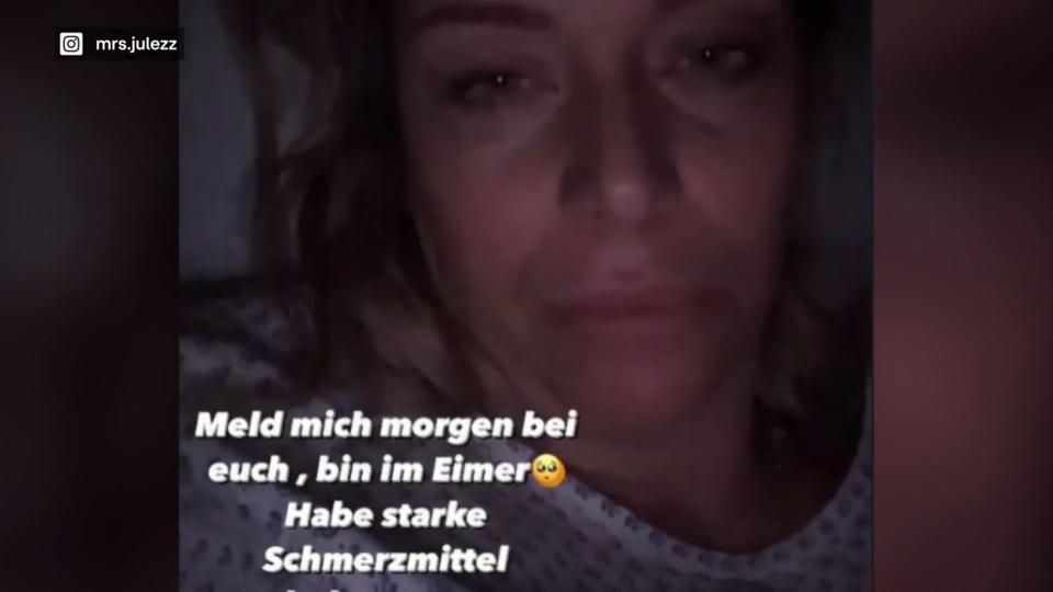 Neuer Rückschlag für die Influencerin Julia Holz muss wieder operiert werden