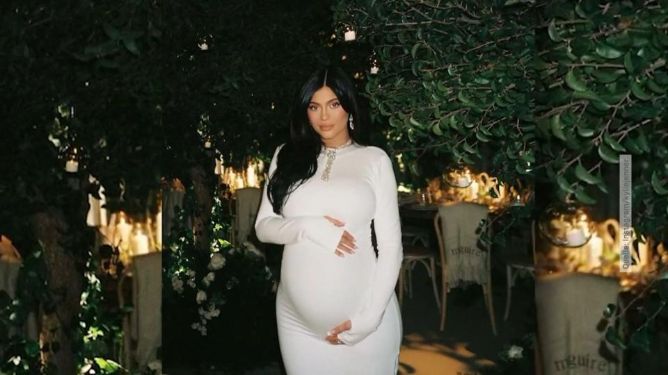 Baby-Shower im Zeichen der Giraffe Kylie Jenner feiert Luxus-Party fürs ungeborene Baby