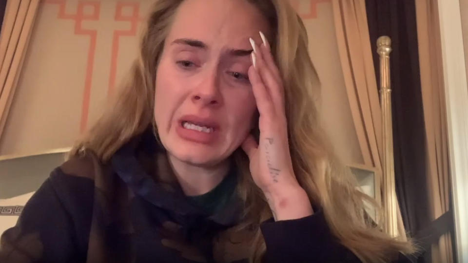 "Ich bin verärgert und beschämt" Adele sagt unter Tränen ihre Show ab