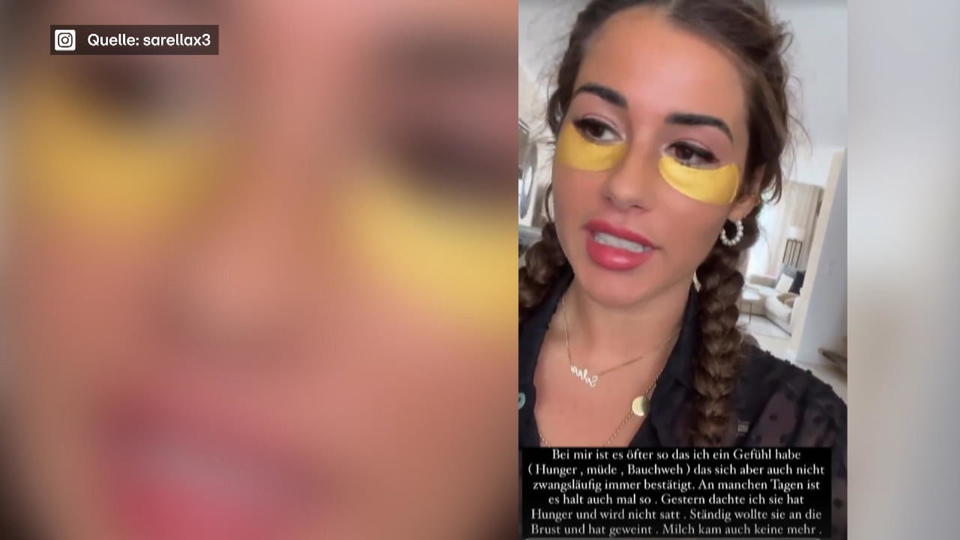 Lange Nacht Sarah Engels konnte ihr Tochter nicht beruhigen