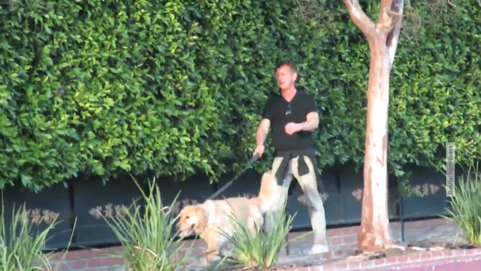Er hat es gechafft! Nach Ukraine-Doku: Sean Penn erschöpft zurück in L.A.