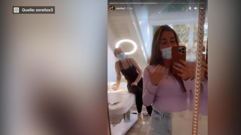Laserbehandlung Trotz Schmerzen: Sarah Engels ist glücklich!