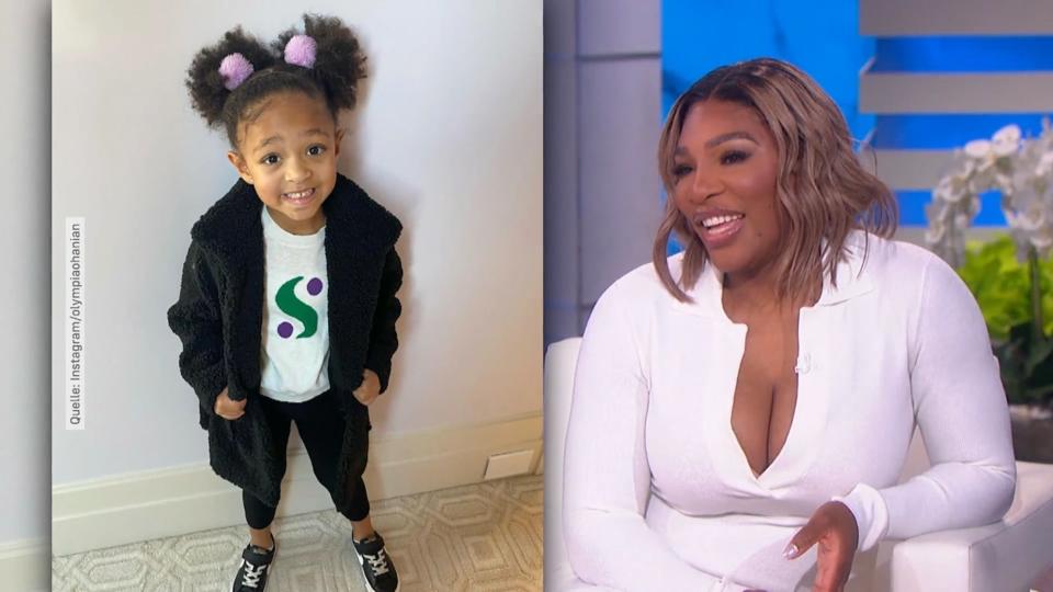 Ganz die Mama Serena Williams' Tochter der nächste Tennis-Superstar?