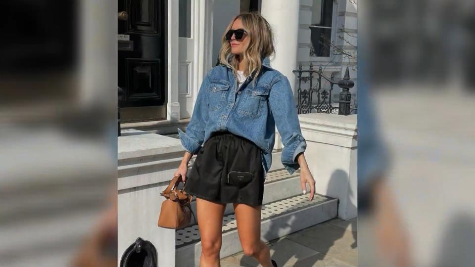 Lässiger Styling-Trick French Tuck wertet jedes Outfit auf