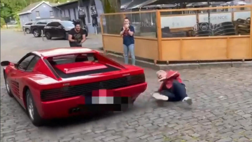 Ich geb Gas? Besser nicht! NDW-Markus stürzt bei Videodreh böse