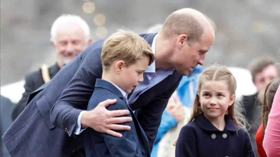 Prinz William Süßer Papa-Tochter-Moment mit Prinzessin Charlotte