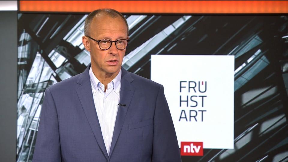 Friedrich Merz im RTL/ntv-Frühstart „Man wird nicht alle Ausfälle ausgleichen können“