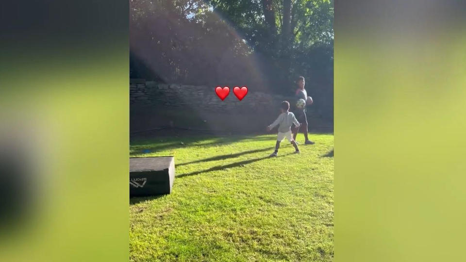 Ganz der Papa! Cristiano Ronaldos Sohn imitiert Jubelpose