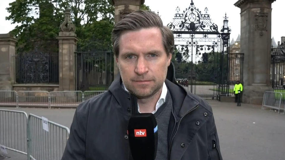 RTL-Reporterin Gordian Fritz in London Hier macht sich die Kolonne der Queen bereit