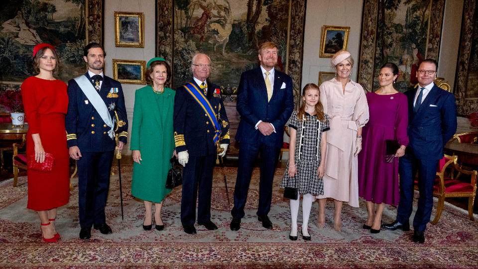 Besuch der Niederland-Royals Prinzessin Estelle stiehlt den Großen die Show