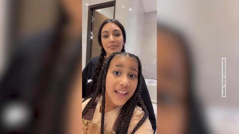 Ganz wie die Mama Kim Kardashians Tochter North hat eine eigene Beauty-Routine