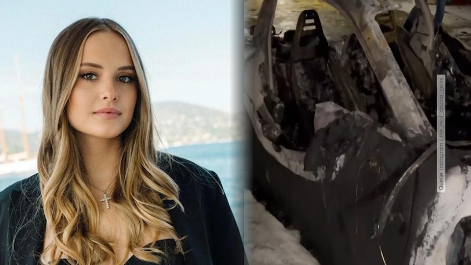 Porsche von Robert Geiss geht in Flammen auf Tochter Davina muss ins Krankenhaus