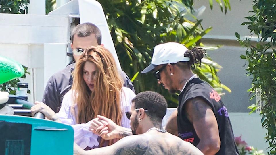 Was geht denn da? Shakira beim Abendessen mit Lewis Hamilton gesichtet