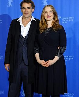 Julie Delpy glückliche Mama