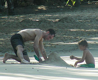 Jude Law Sienna Miller Kinder Urlaub Barbados