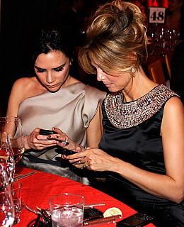 Oscar-Party: Heidi und Victoria Beckham: Beste Freundinnen
