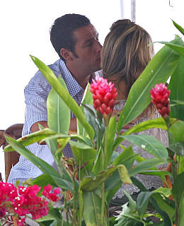 Just go with it Dreharbeiten Setbilder Jennifer Aniston Adam Sandler Nicole Kidman