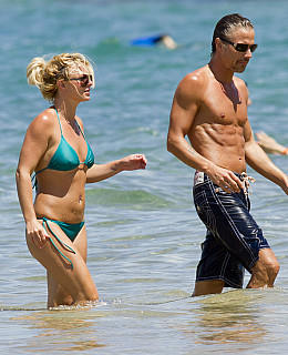 Britney Spears Jason Trawick auf Hawaii