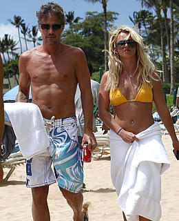 Britney Spears Jason Trawick auf Hawaii