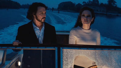 The Tourist Set Küsse Angelina Jolie Johnny Depp