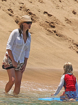 Julia Roberts Hawaii Tattoo Schwangerschaftsstreifen Urlaub