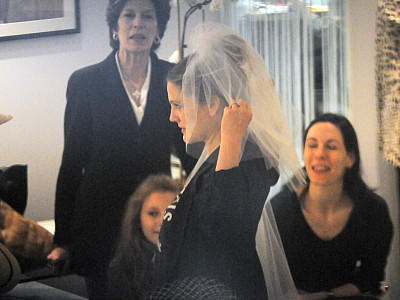 Drew Barrymore Hochzeit Vorbereitung Schleier