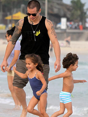 Jennifer Lopez Casper Smart Max Emme am Strand