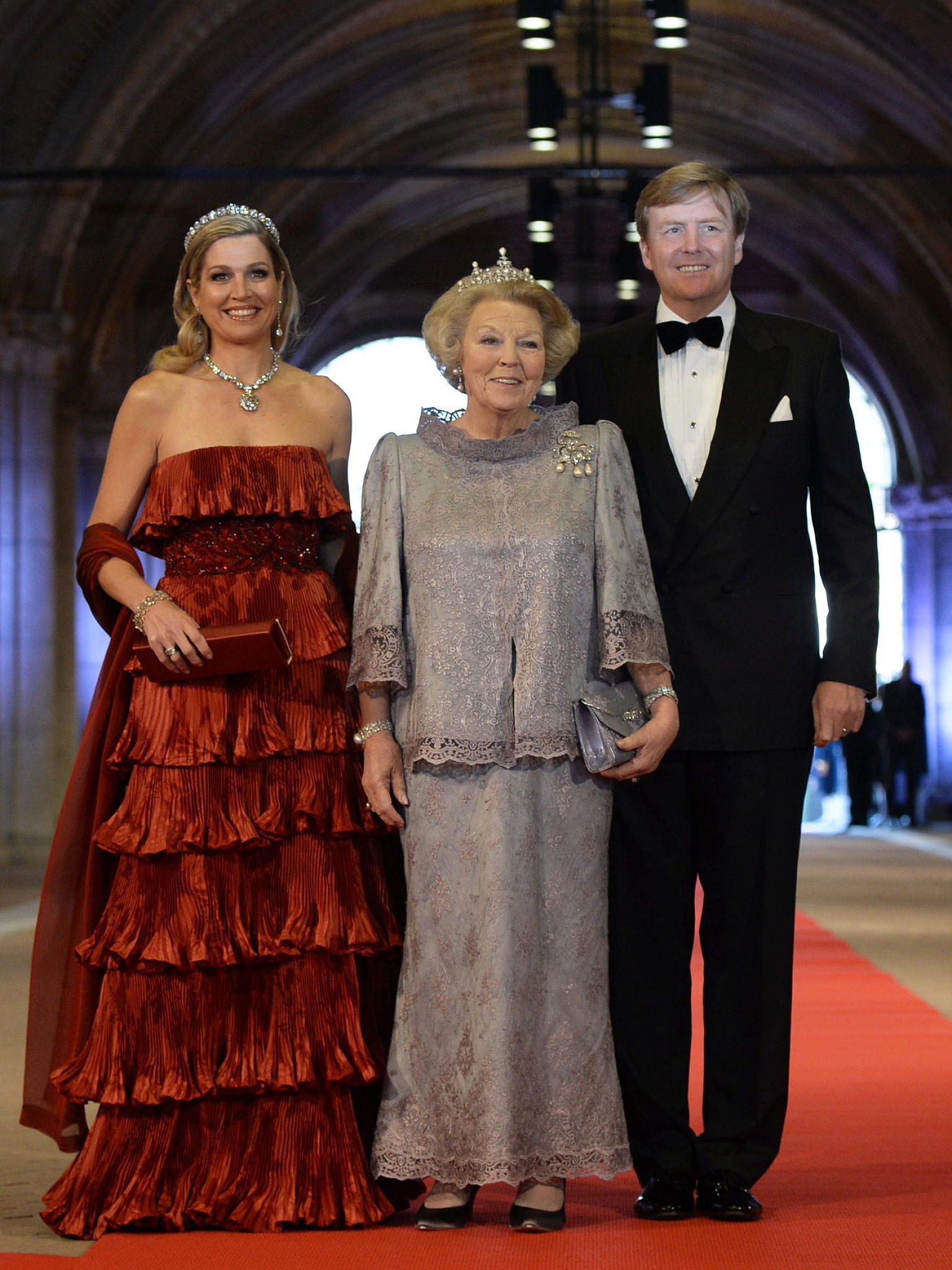 VIP Inthronisierung Abdankung Königin Beatrix
