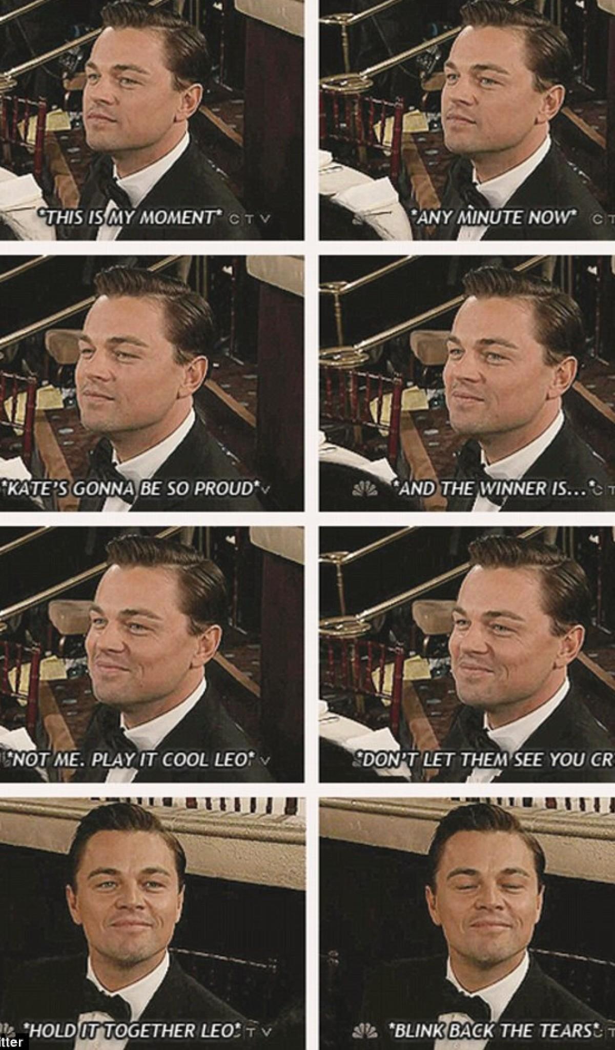 Leonardo DiCaprio Oscar Fluch Collagen