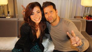 Ricky Martin singt mit Edita