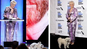 Glenn Close: Ihr Hund war der Star des Abends
