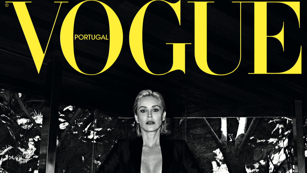 Sharon Stone Sexy Shooting Für Die Vogue Portugal
