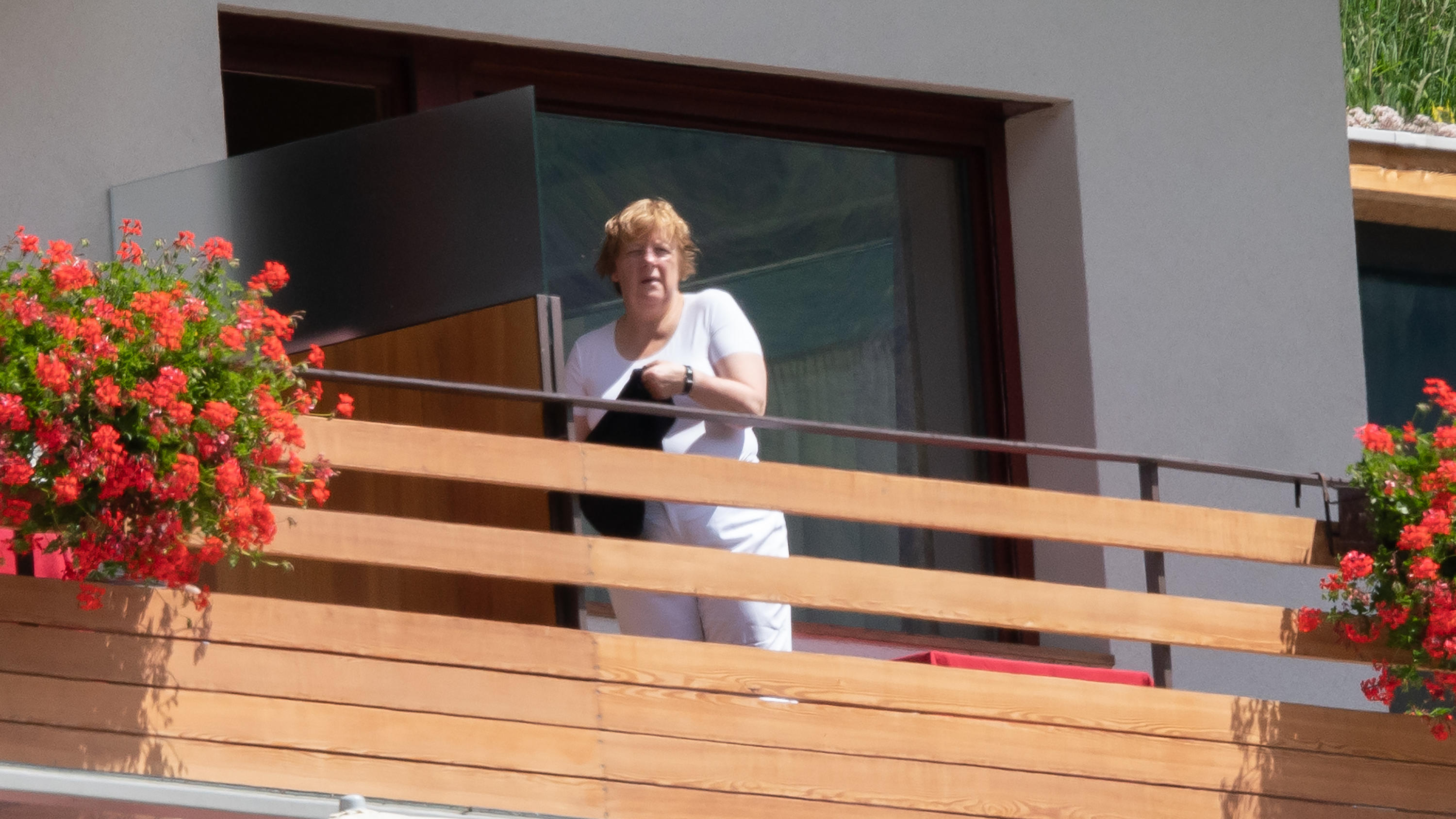 Angela Merkel macht Urlaub