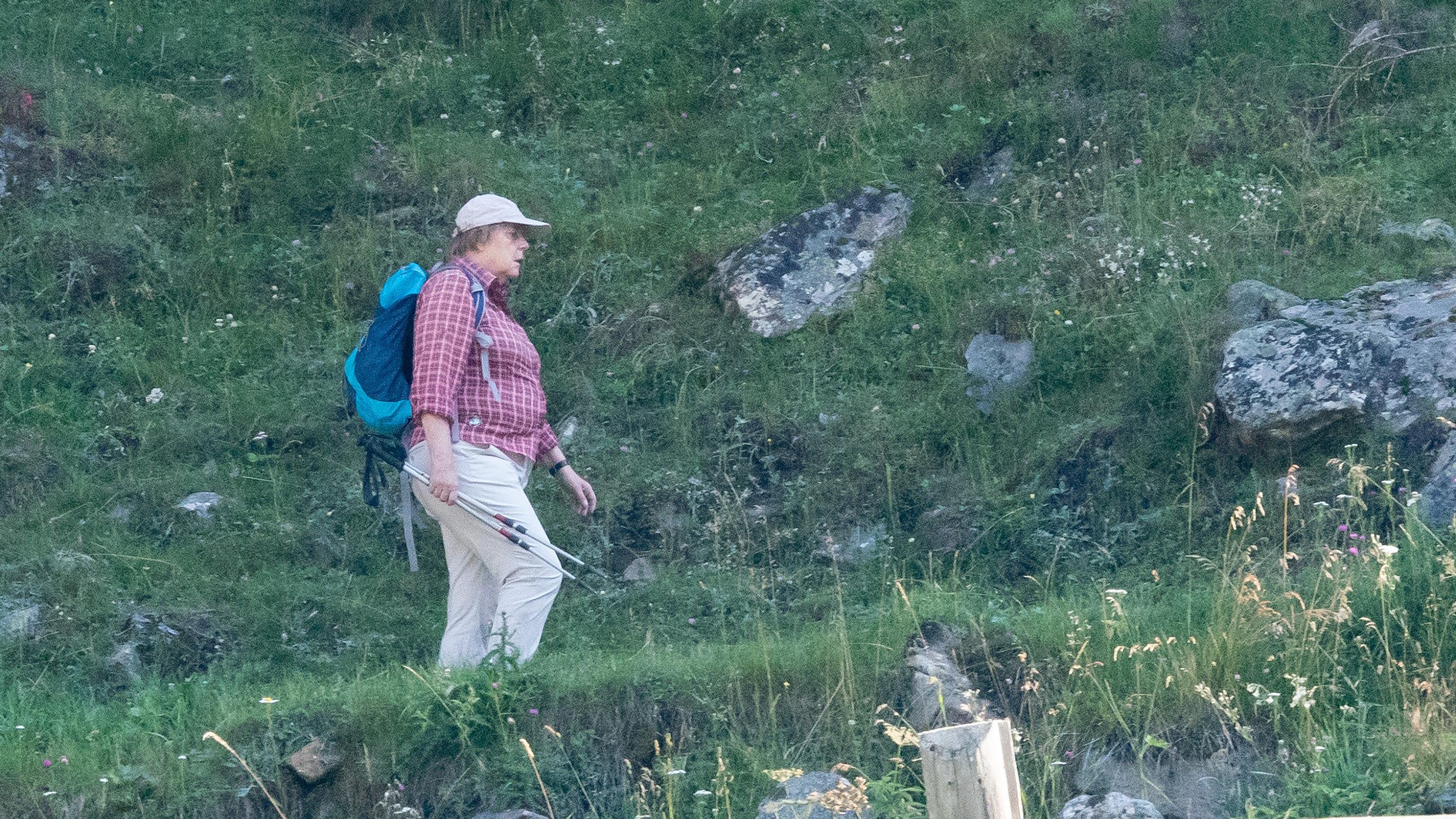 Angela Merkel wandert in Südtirol