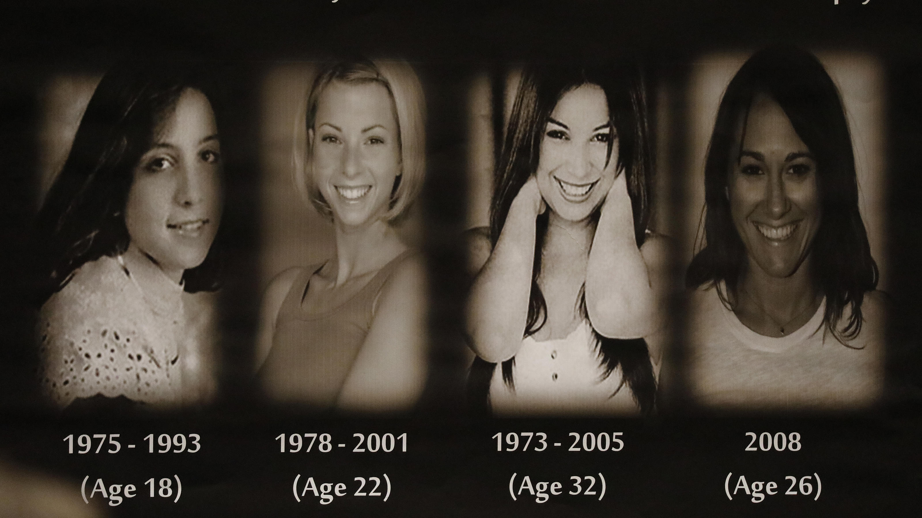 Die Opfer des "Hollywood-Rippers" (von links): Tricia Pacaccio, Ashley Ellerin, Maria Bruno und Michelle Murphy, die die Messerattacke überlebt hat.