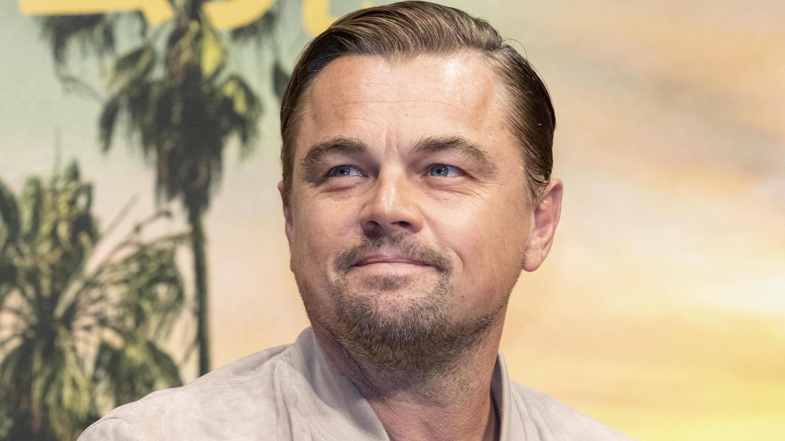 August 26, 2019, Tokyo, Japan: American actor Leonardo DiCaprio attends a news conference for the film Once Upon a Time In Hollywood in downtown Tokyo. DiCaprio, director Quentin Tarantino and producer Shannon McIntosh came to Japan to promote their 