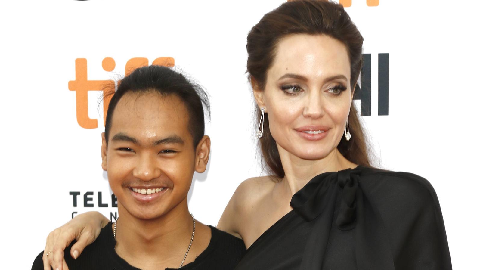 Maddox Jolie Pitt und Angelina Jolie 