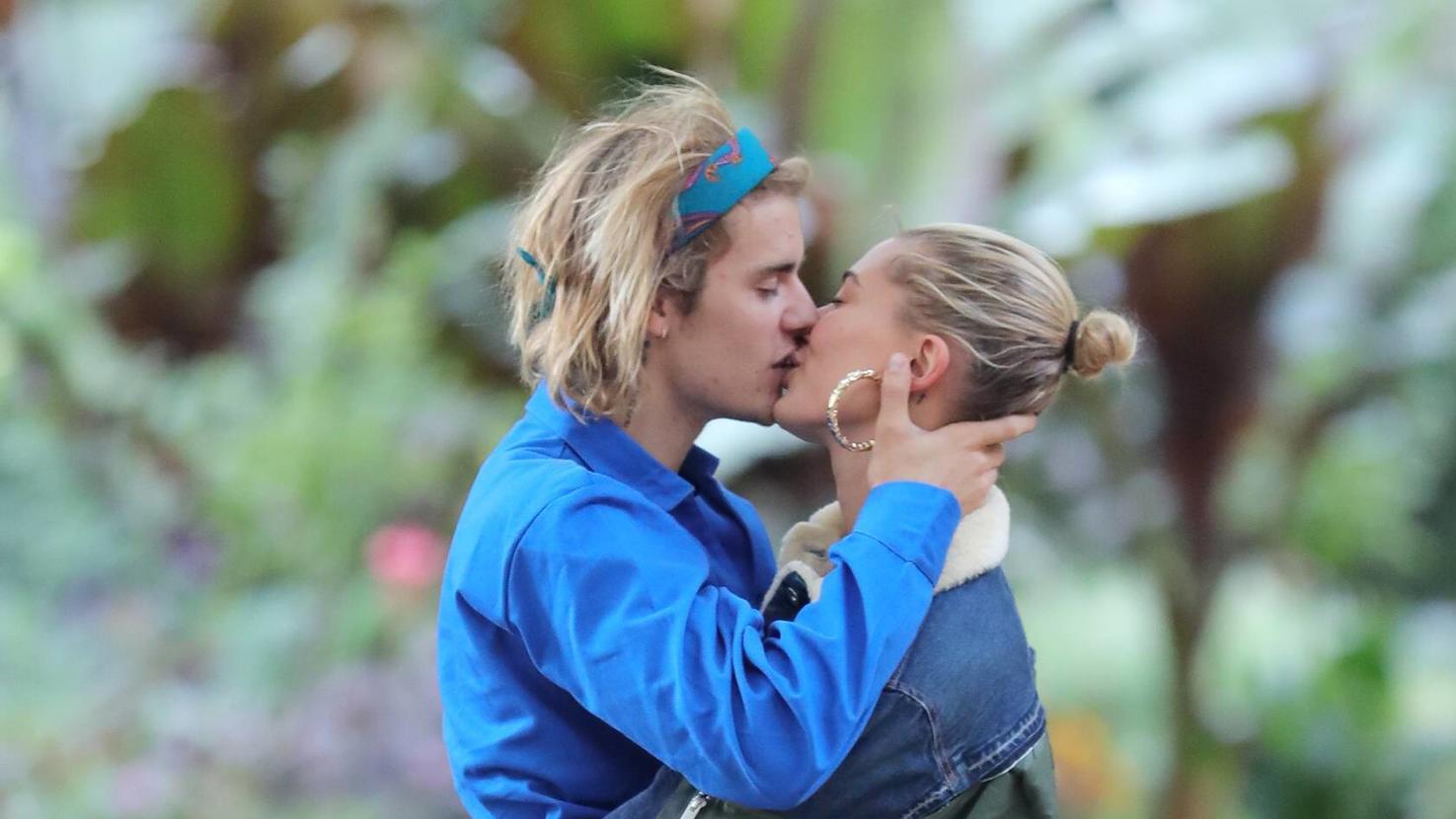  Canadian singer Justin Bieber and American model Hailey Baldwin spotted in St James Park, London. SEPTEMBER 17th 2018 PUBLICATIONxINxGERxSUIxAUTxHUNxONLY MNIx183196