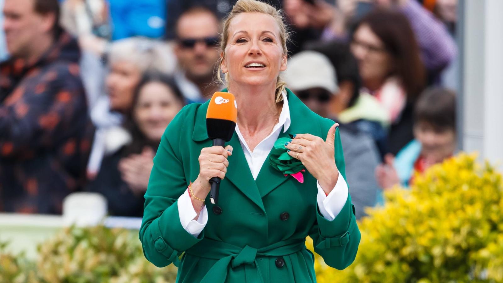 Andrea Kiewel moderiert den ZDF-Fernsehgarten seit vielen Jahren